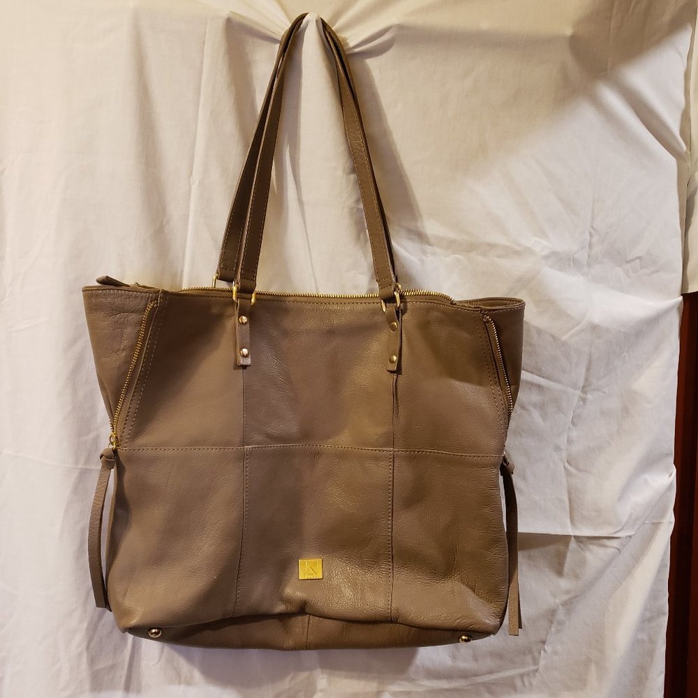 Kooba Leather Hobo Tote Bag